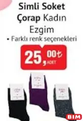 EZGİM SİMLİ SOKET ÇORAP KADIN